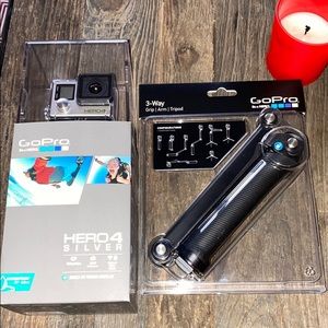 Go pro Hero 4 with 3 way tripod